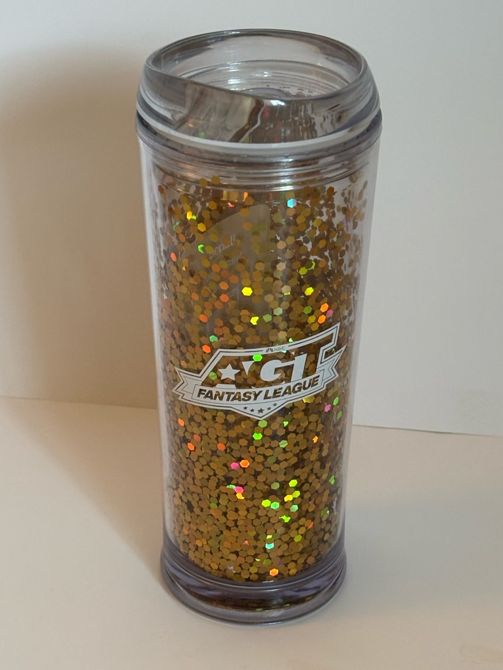 America’s Got Talent Fantasy League Gold Confetti Tumbler Swag Collectible Cup